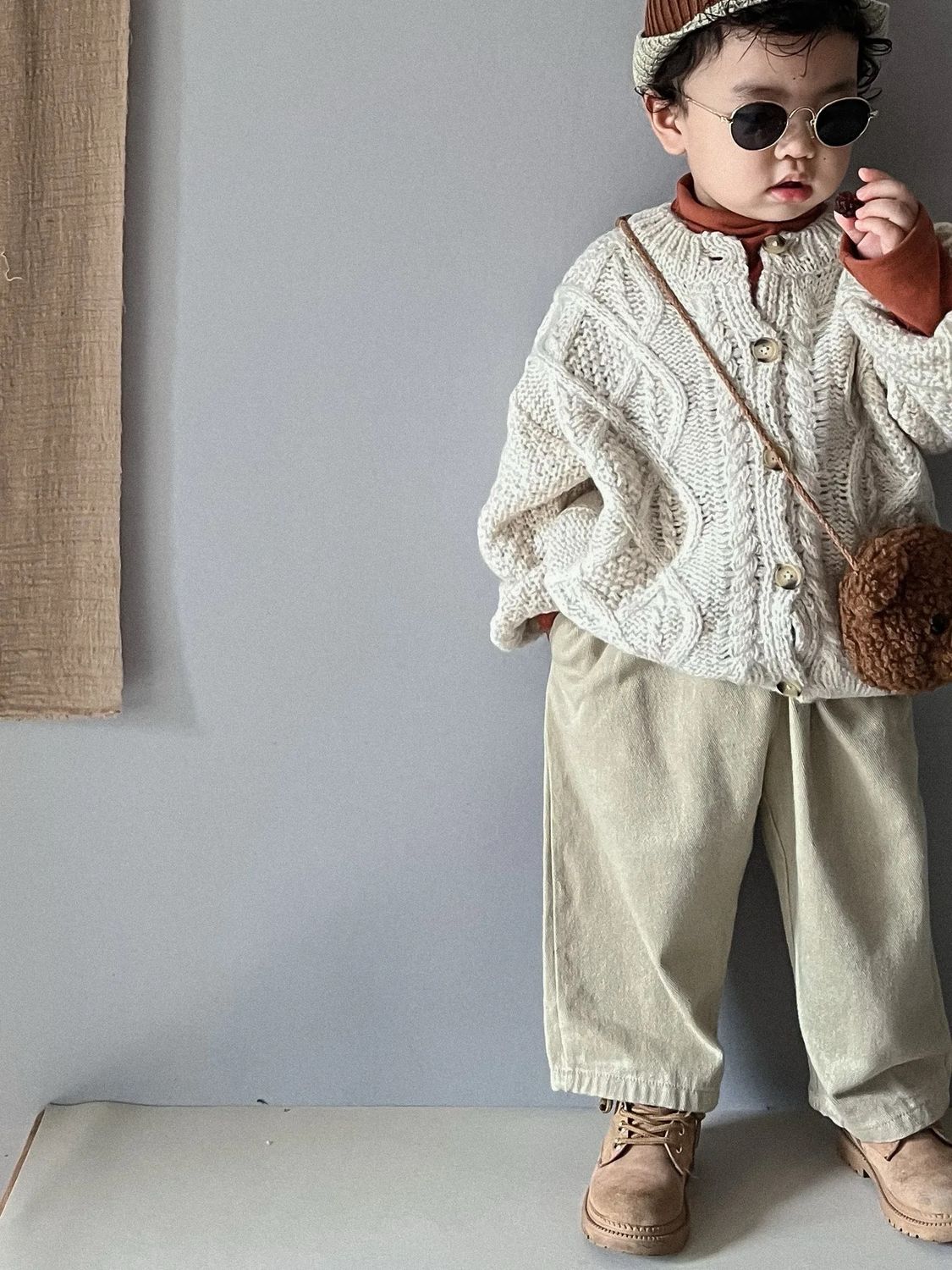 Knotted Oversized Cardigan