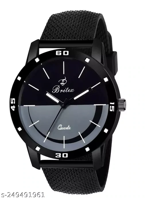 BRITEX Hip Hop Multicolor Mesh Strap Quartz Watch for Men/Boys
