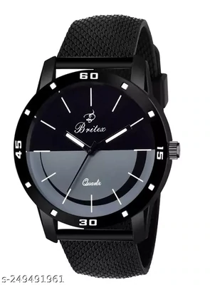 BRITEX Hip Hop Multicolor Mesh Strap Quartz Watch for Men/Boys