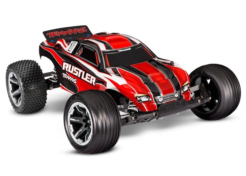 RUSTLER: 1/10 SCALE STADIUM TRUCK w/USB-C