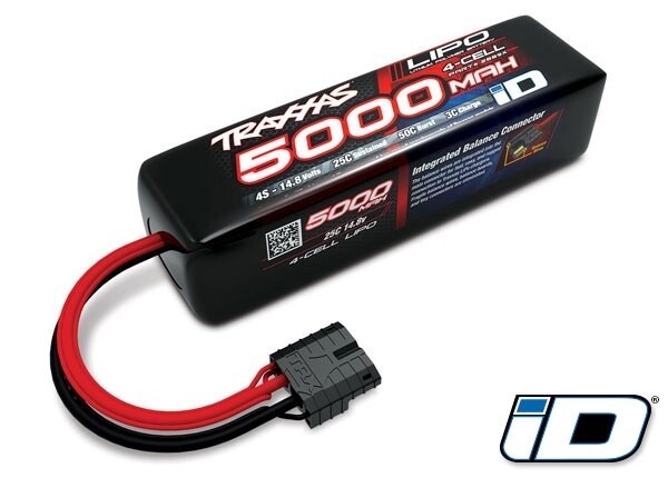 5000mah 14.8v 4-Cell 25C LiPo Battery (long)