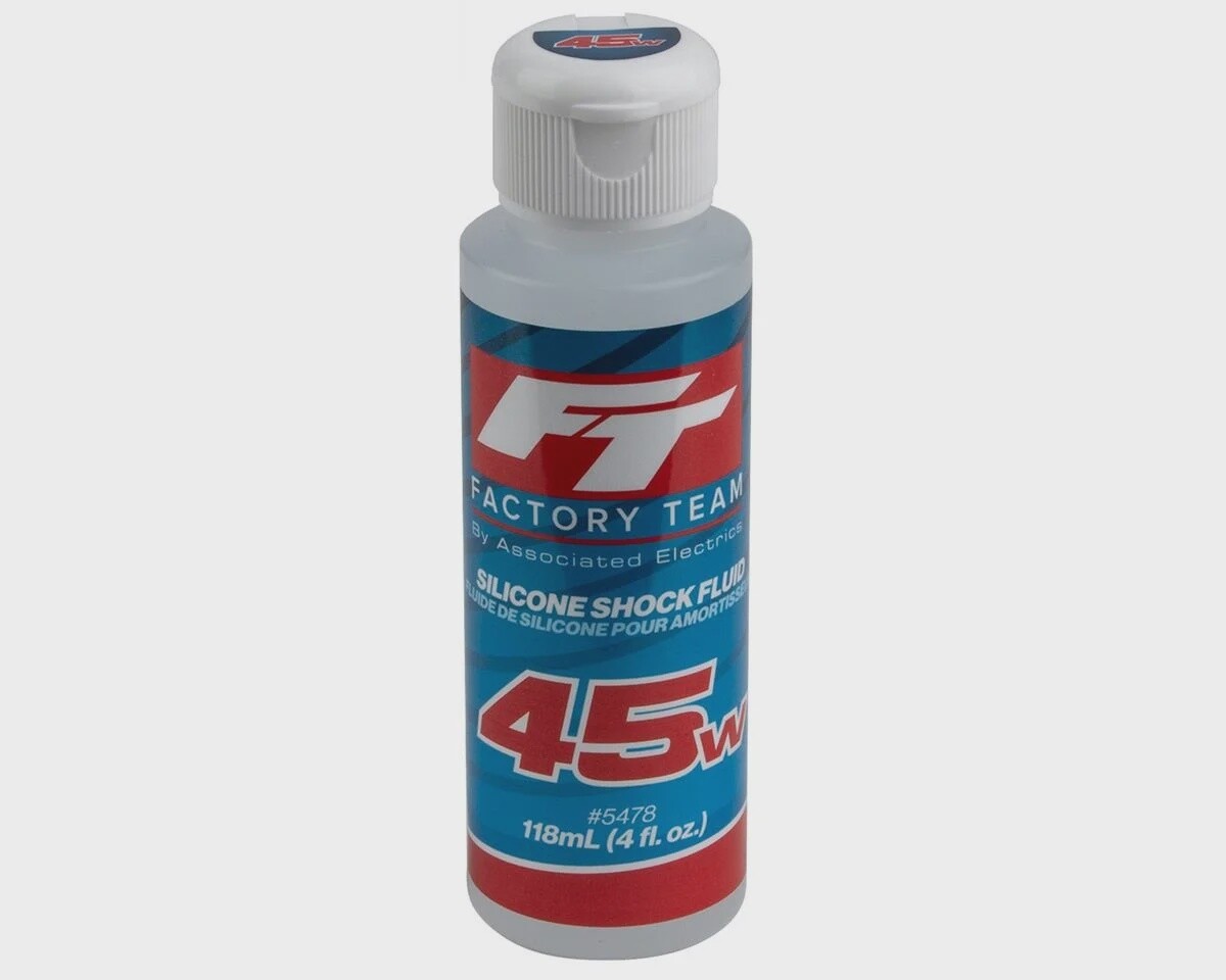 Team Associated Factory Team Silicone Shock Oil (4oz) (45wt)
