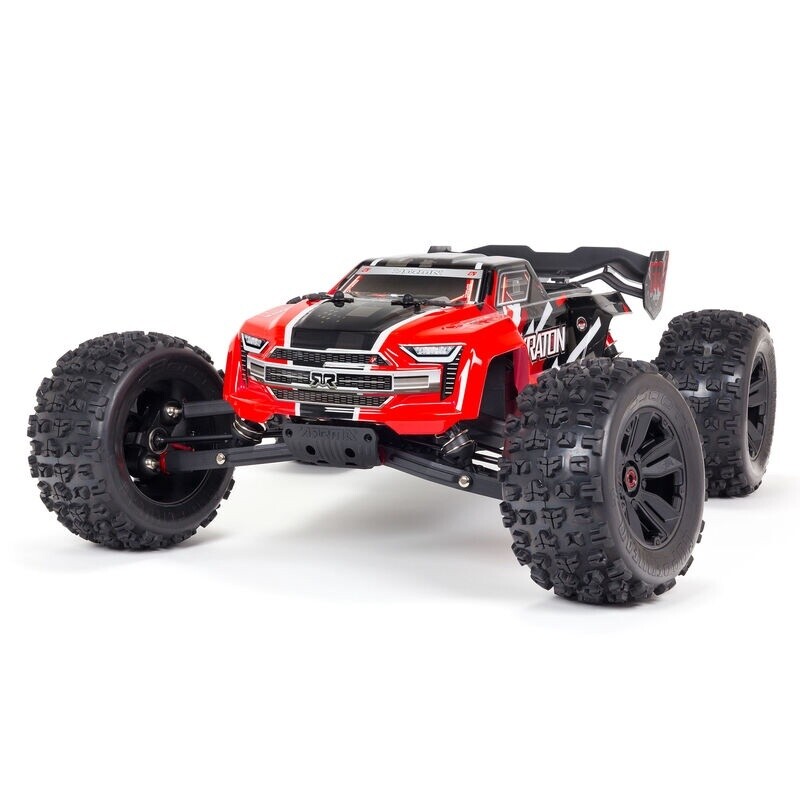 1/8 KRATON 6S V5 4X4 BLX Speed Monster Truck with Spektrum Firma RTR, Red
