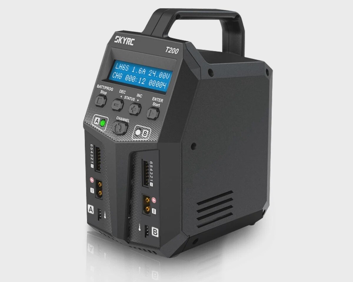 SkyRC T200 Dual AC/DC Battery Charger (6S/10A/100W x2)
