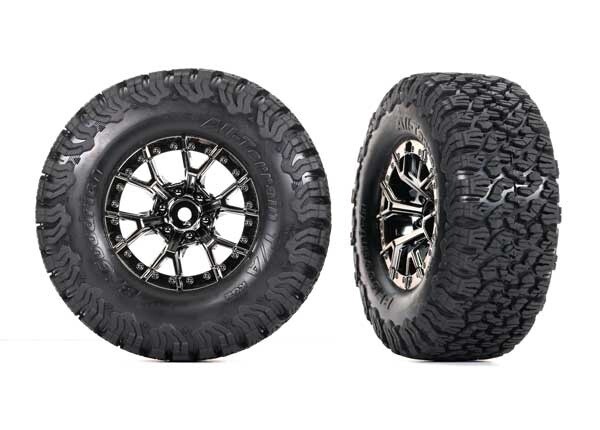 T&amp;W BLK CHRM WHL BFG AT TA KO2 REAR