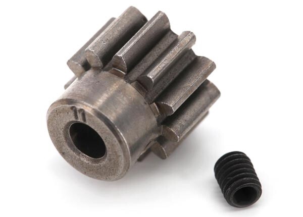 Gear, 11-T pinion (32-p) (steel) (fits 3mm shaft)/ set screw
