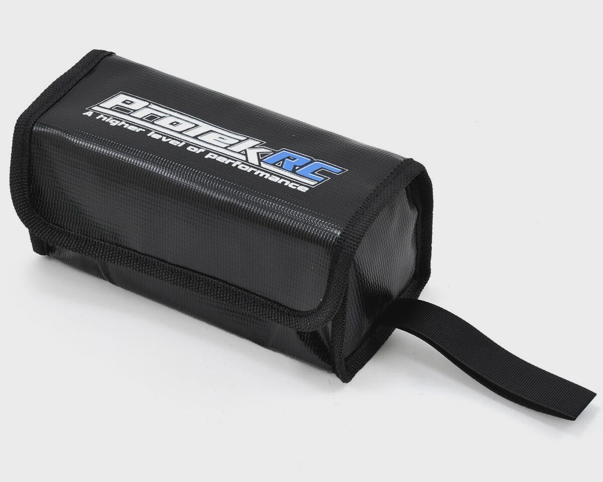 ProTek RC &quot;Flak Jacket&quot; Flame Resistant LiPo Polymer Charging Bag (16x6.5x7cm)