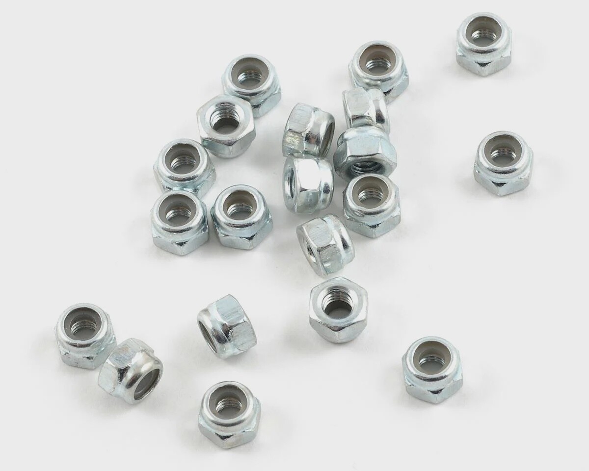 ProTek RC 4mm &quot;High Strength&quot; Nylon Locknut (20)