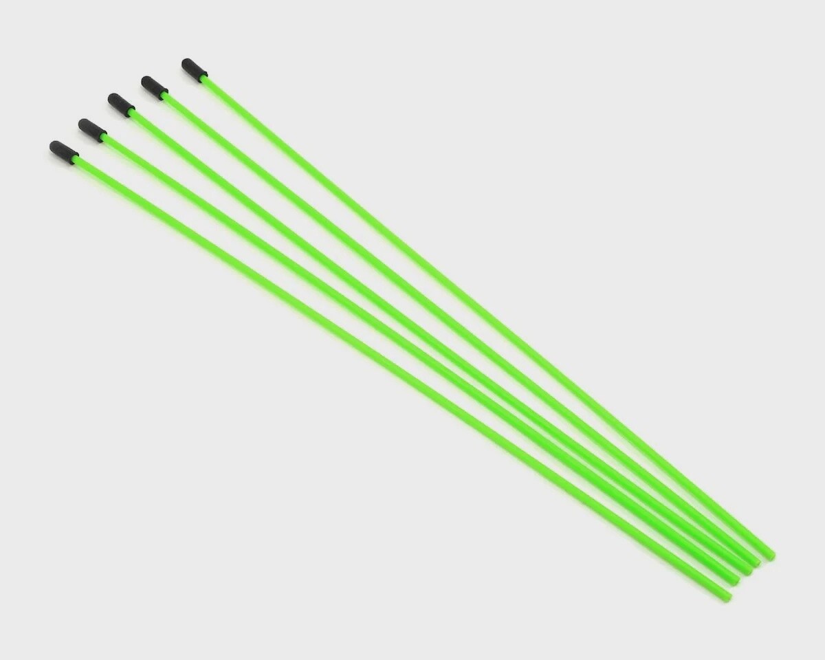 ProTek RC Antenna Tube w/Caps (Flo Green) (5)