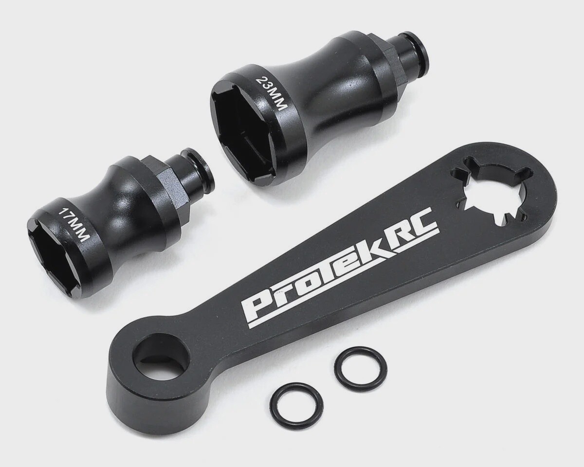ProTek RC Aluminum Hex Wheel and Flywheel Wrench (Buggy, Truggy 17mm &amp; 23mm)