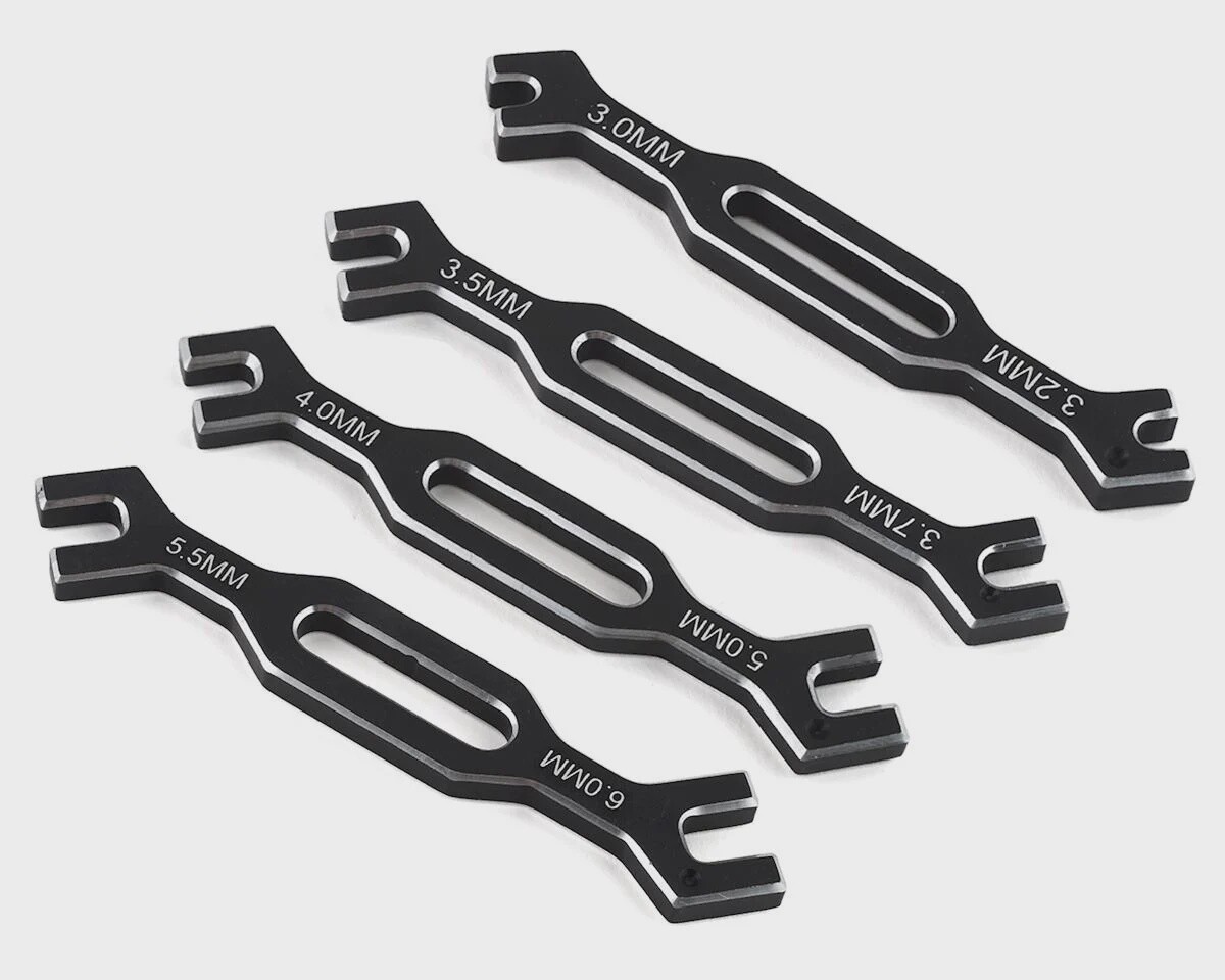 ProTek RC Aluminum Turnbuckle Wrench Set (3, 3.2, 3.5, 3.7, 4, 5, 5.5 &amp; 6mm)