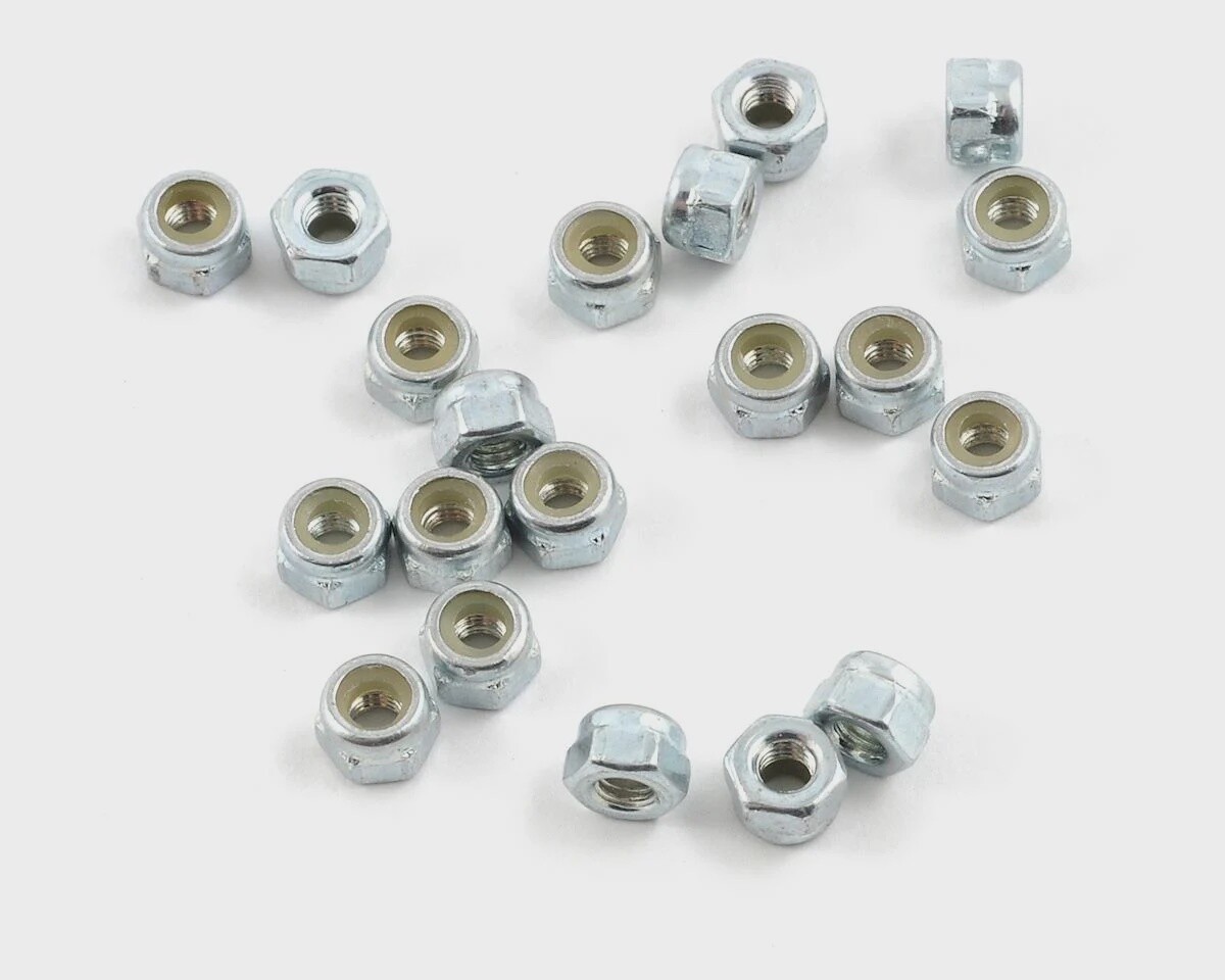 ProTek RC 3mm &quot;High Strength&quot; Nylon Locknut (20)