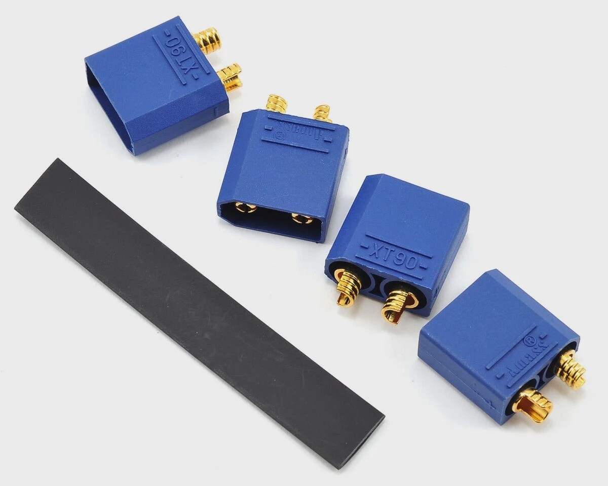 ProTek RC 4.5mm &quot;TruCurrent&quot; XT90 Polarized Device Connectors (4 Male)