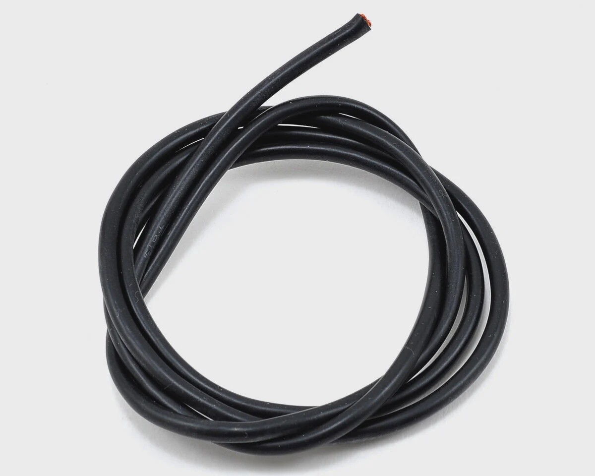 TQ Wire Silicone Wire (Black) (3&#39;) (13AWG)