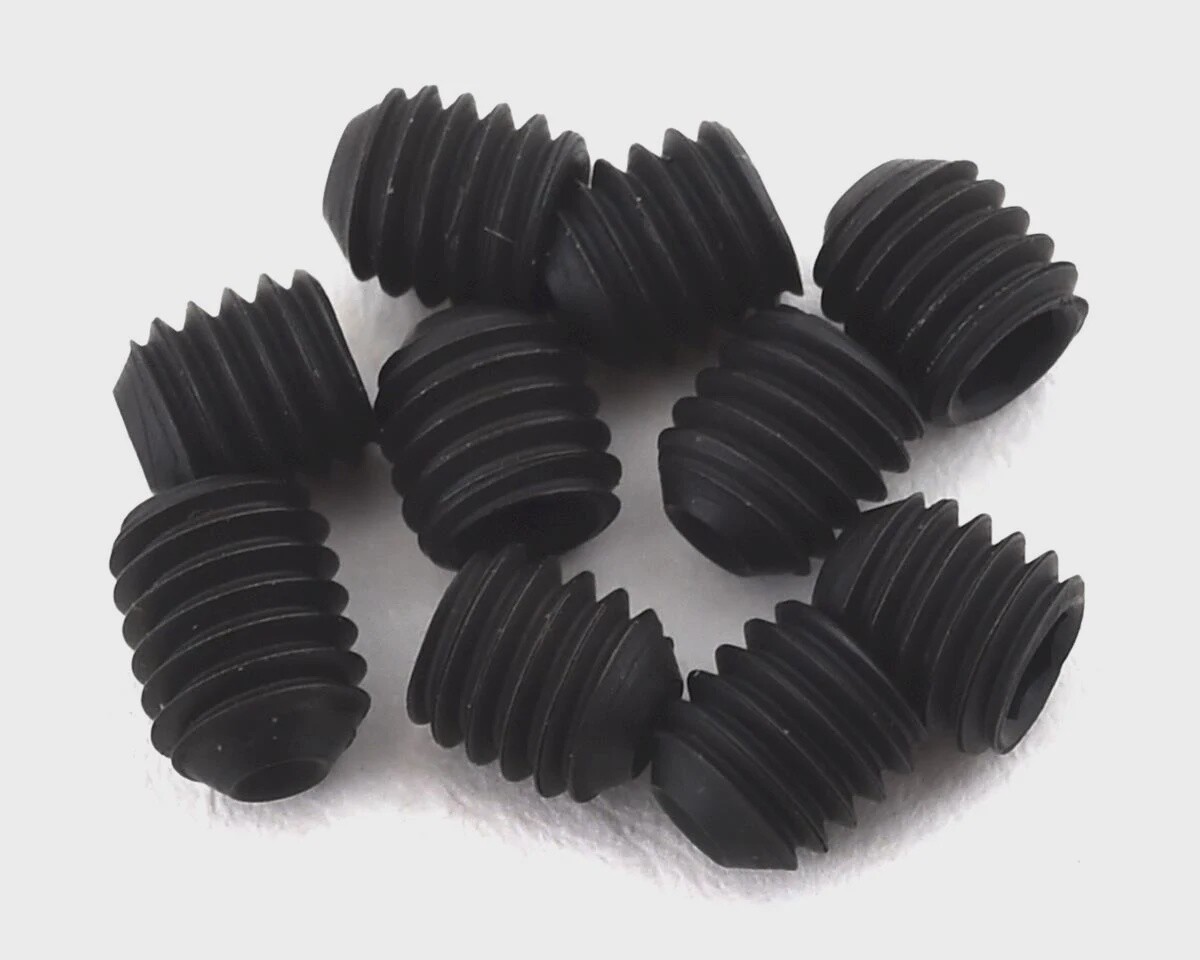 ProTek RC 3x4mm &quot;High Strength&quot; Cup Style Set Screws (10)