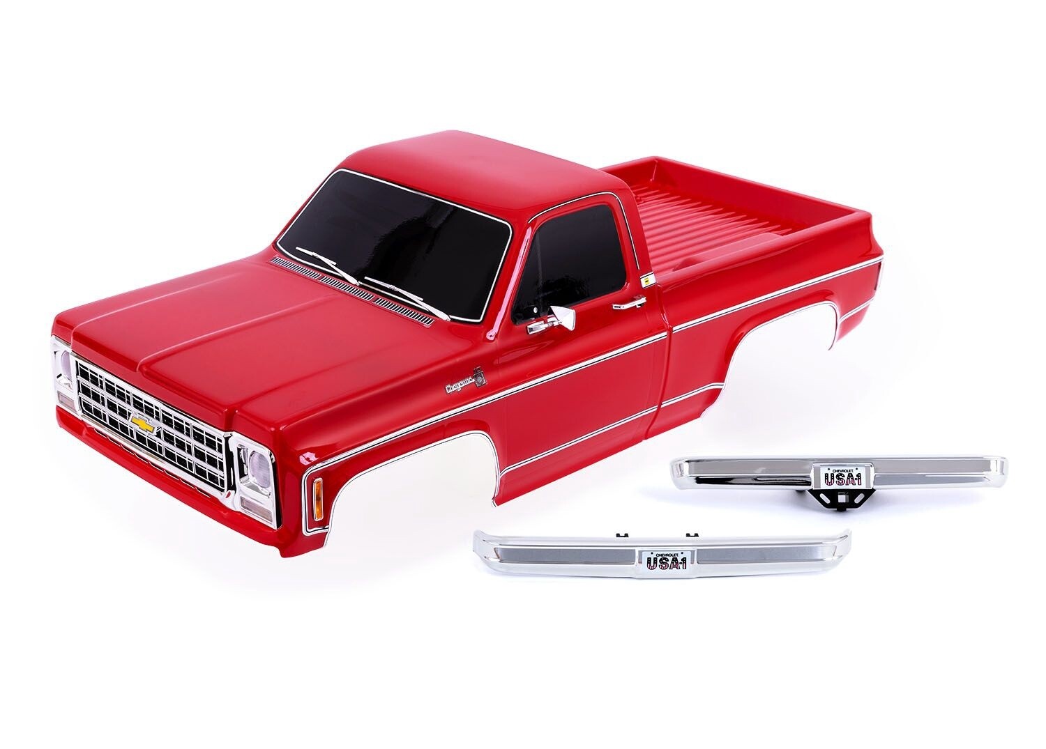 BODY 79 K10 TRUCK COMPLETE RED