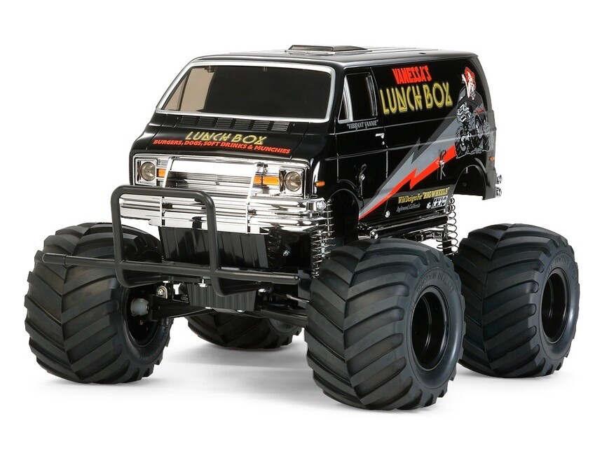 1/12 Lunch Box 2WD Monster Truck Kit, Black