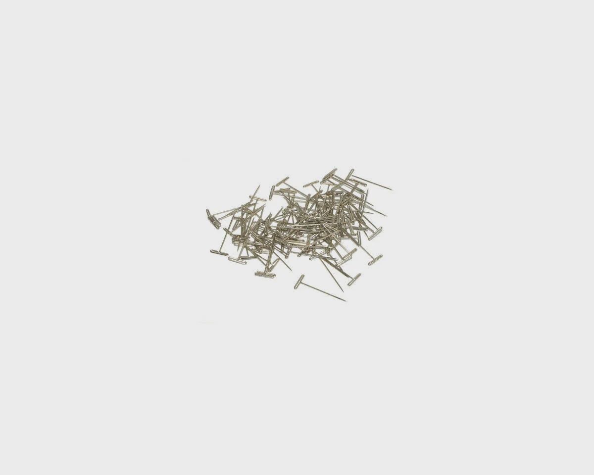 DuBro 1&quot; Nickel Plated T-Pins (100)
