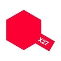 Acrylic Mini X-27 Clear Red Paint, 10ml Bottle