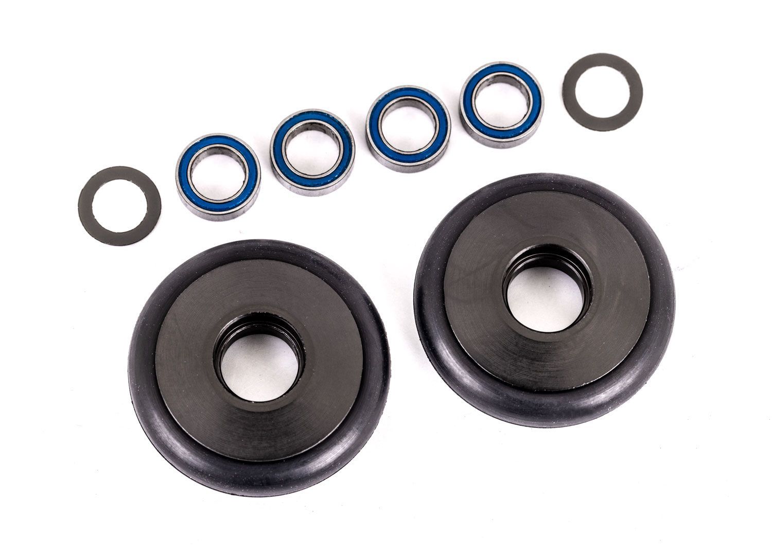 WHEELIE BAR WHEELS ALUM GRAY