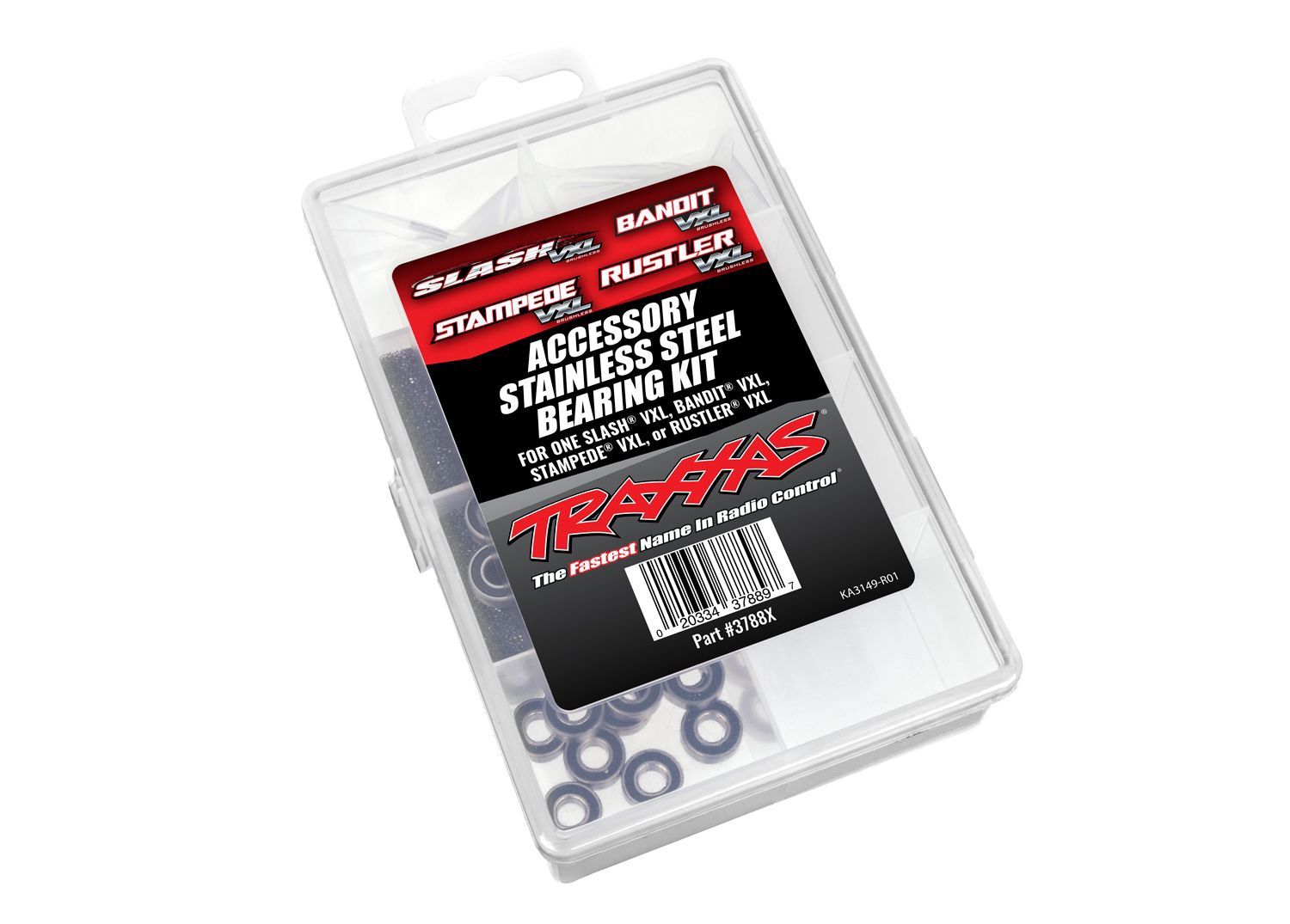BALL BEARING KIT STAINLESS 2WD VXL CMPLT