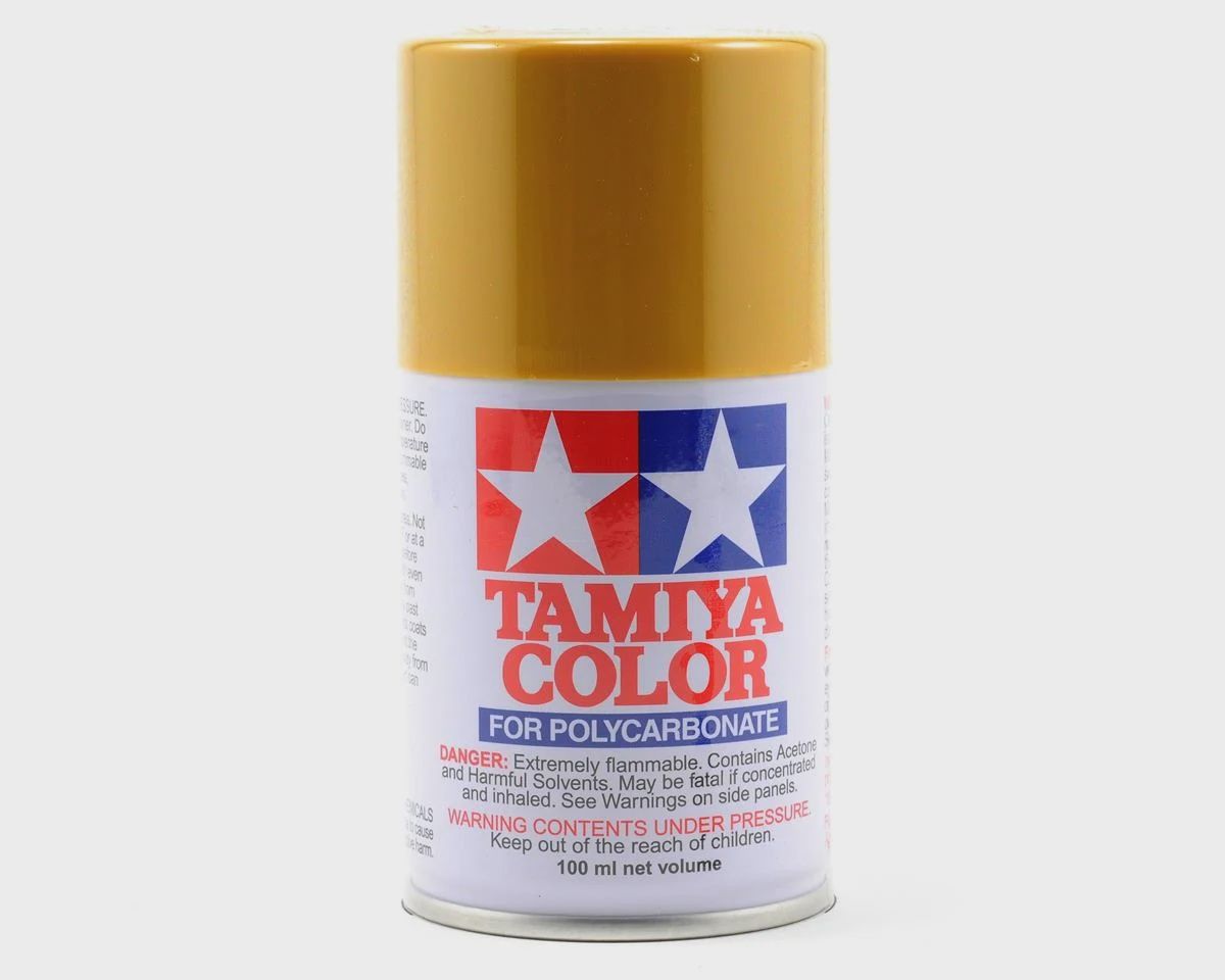 Tamiya PS-56 Mustard Yellow Lexan Spray Paint (100ml)