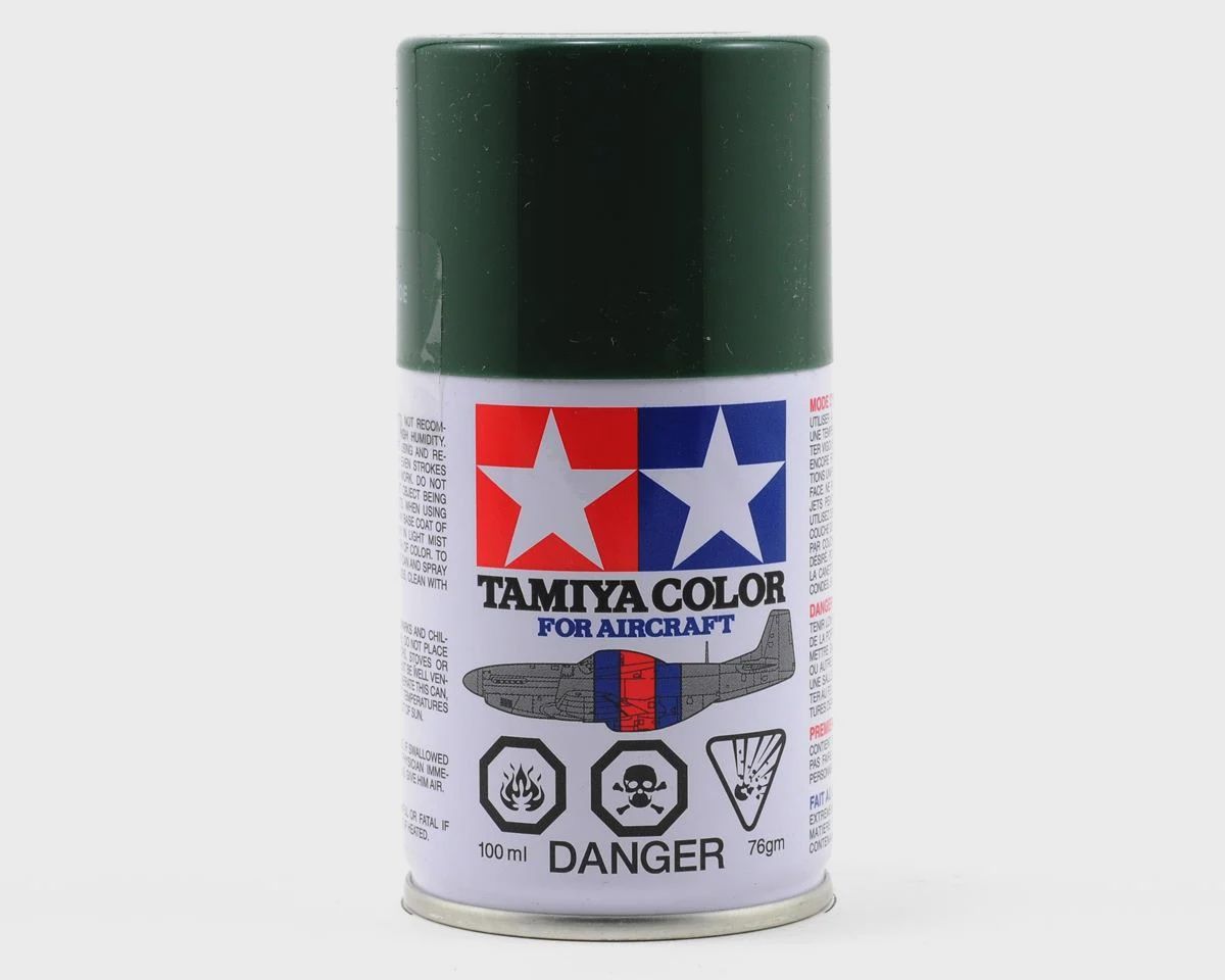 Tamiya AS-17 IJA Dark Green Aircraft Lacquer Spray Paint (100ml)