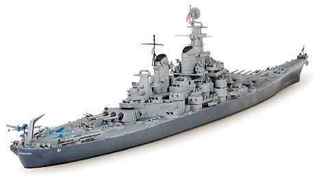 1/700 US Navy Battleship Missouri Plastic Model Kit