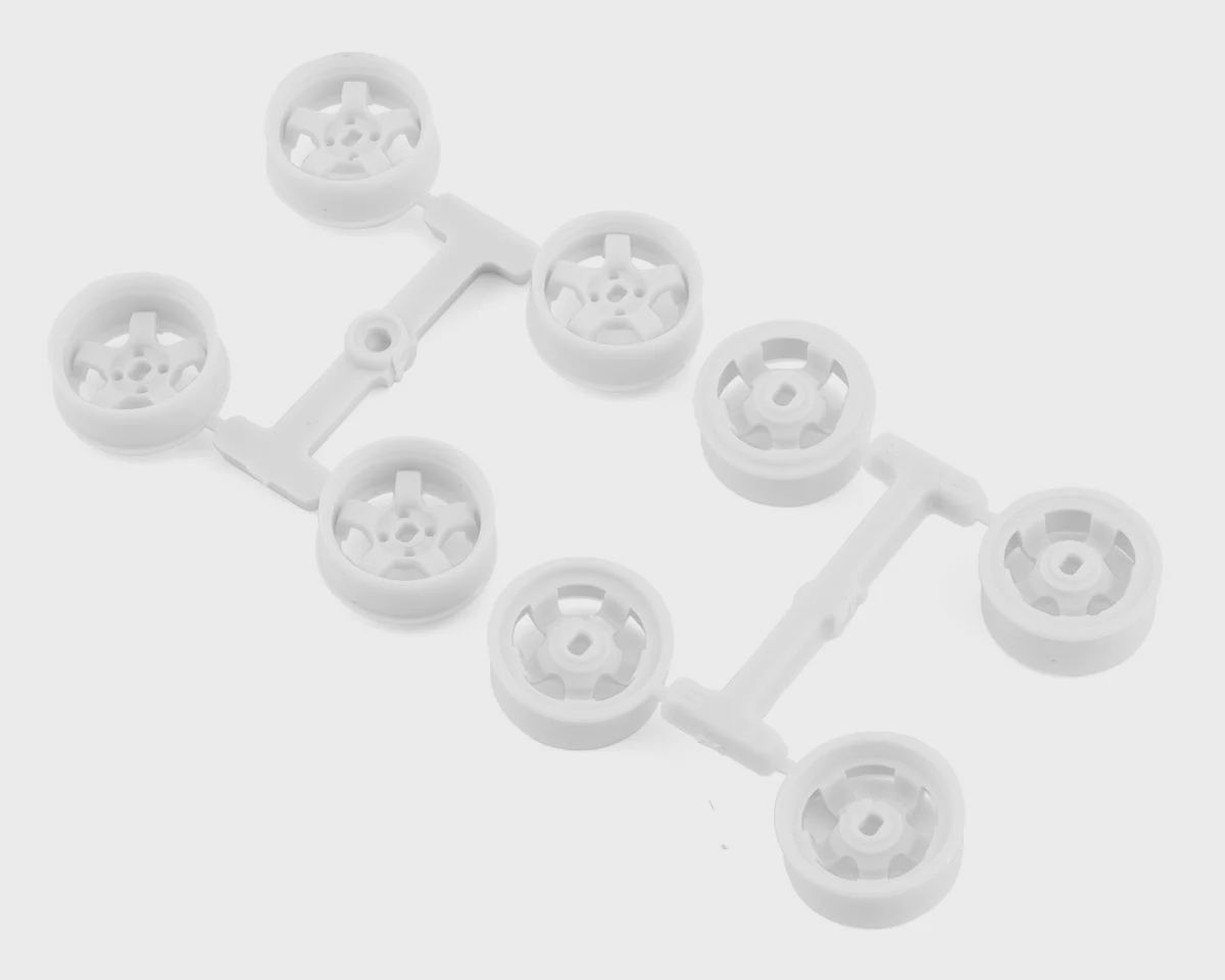 DS Racing Kyosho Mini Z 8.5mm Narrow Drift Rims (1/2/3/4 Offset) (White)