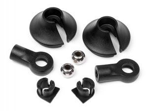 Shock End/Shock Spring Retainer Set, Vorza Flux