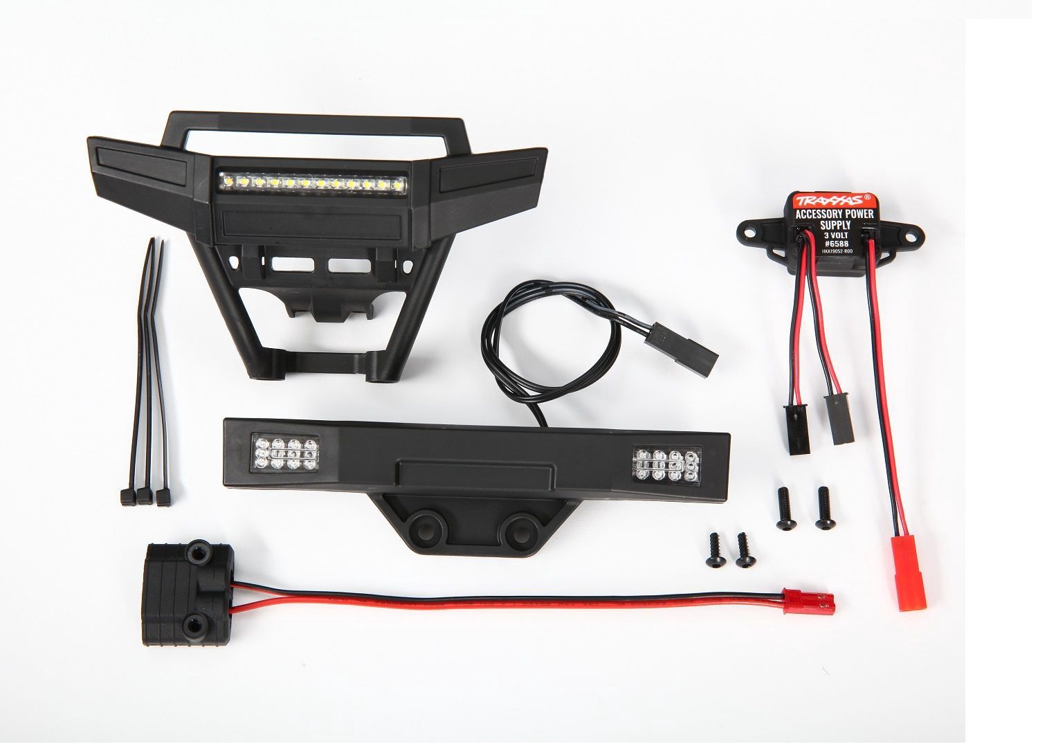 LED light set, complete (includes front and rear bumpers with LED lights &amp; BEC Y-harness) (fits 2WD Stampede®)
