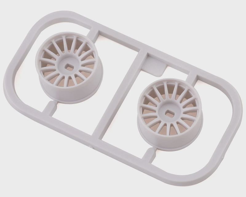 Kyosho Mini-Z AWD Multi Wheel (White) (2) (Wide/+1.0 Offset)