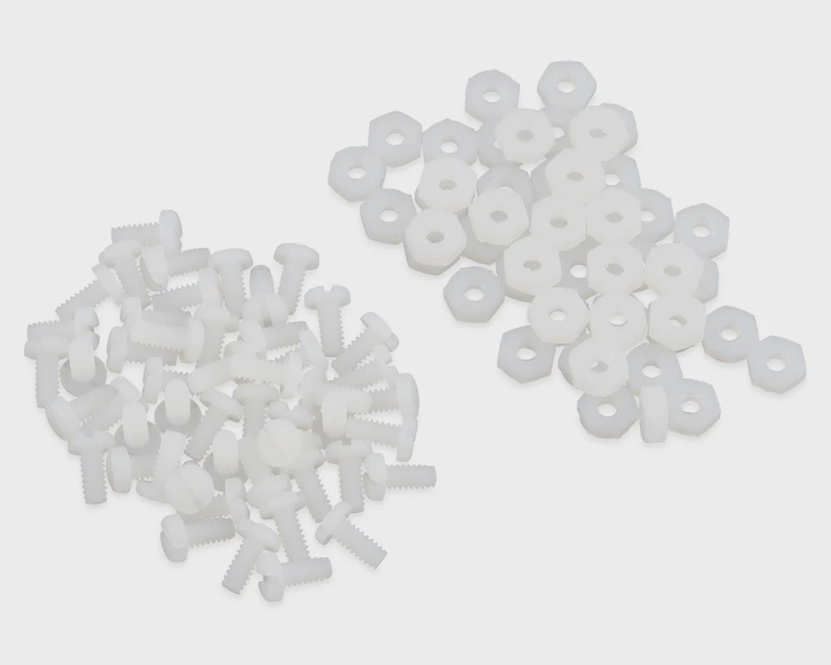 RJ Speed Nylon Spoiler Nuts &amp; Screws (50)