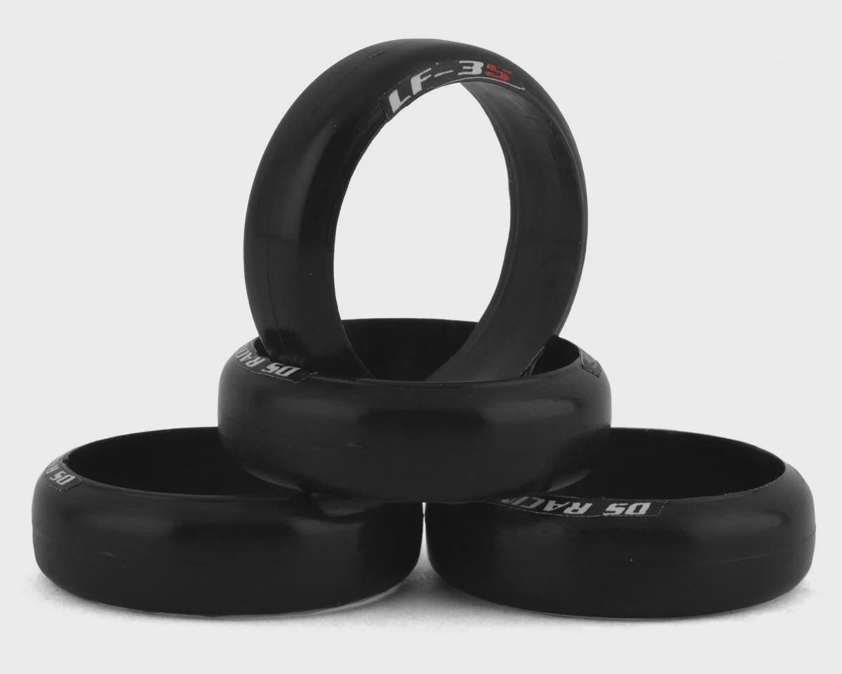 DS Racing Mini-Z 8.5mm Narrow Front Drift Tires (4) (22mm) (LF-3)