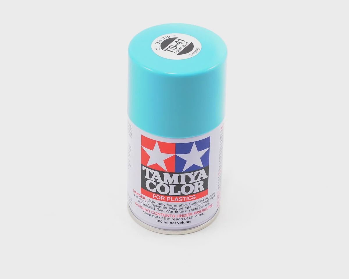 Lacquer Spray Paint, TS-41 Coral Blue - 100ml Spray Can