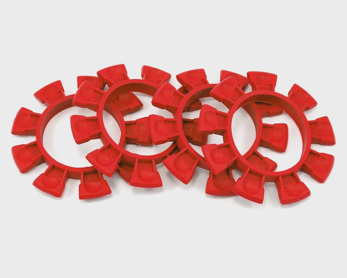 JConcepts &quot;Satellite&quot; Tire Glue Bands (Red)