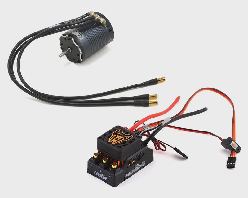 Castle Creations Copperhead 10 Waterproof 1/10 Sensored Combo w/Slate (2280Kv) (Crawler Edition)