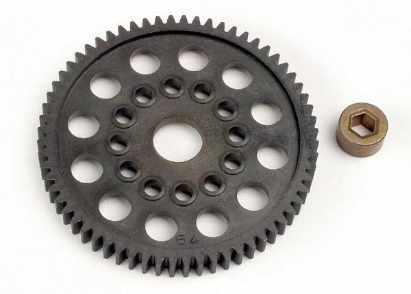 SPUR GEAR 64-T 32-P/BUSIHING
