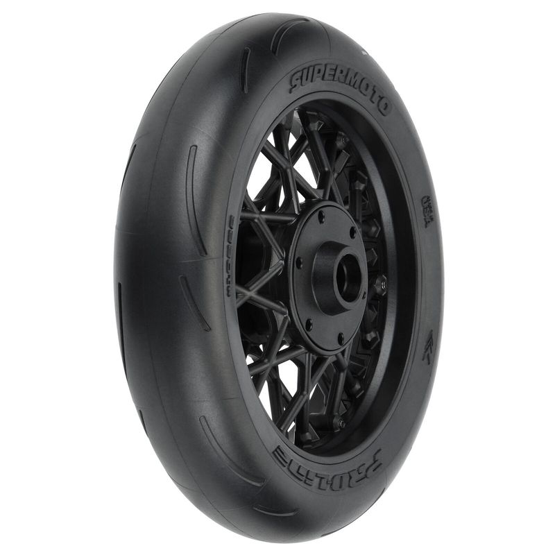 1/4 Supermoto S3 Motorcycle Front Tire MTD Black (1): PROMOTO-MX