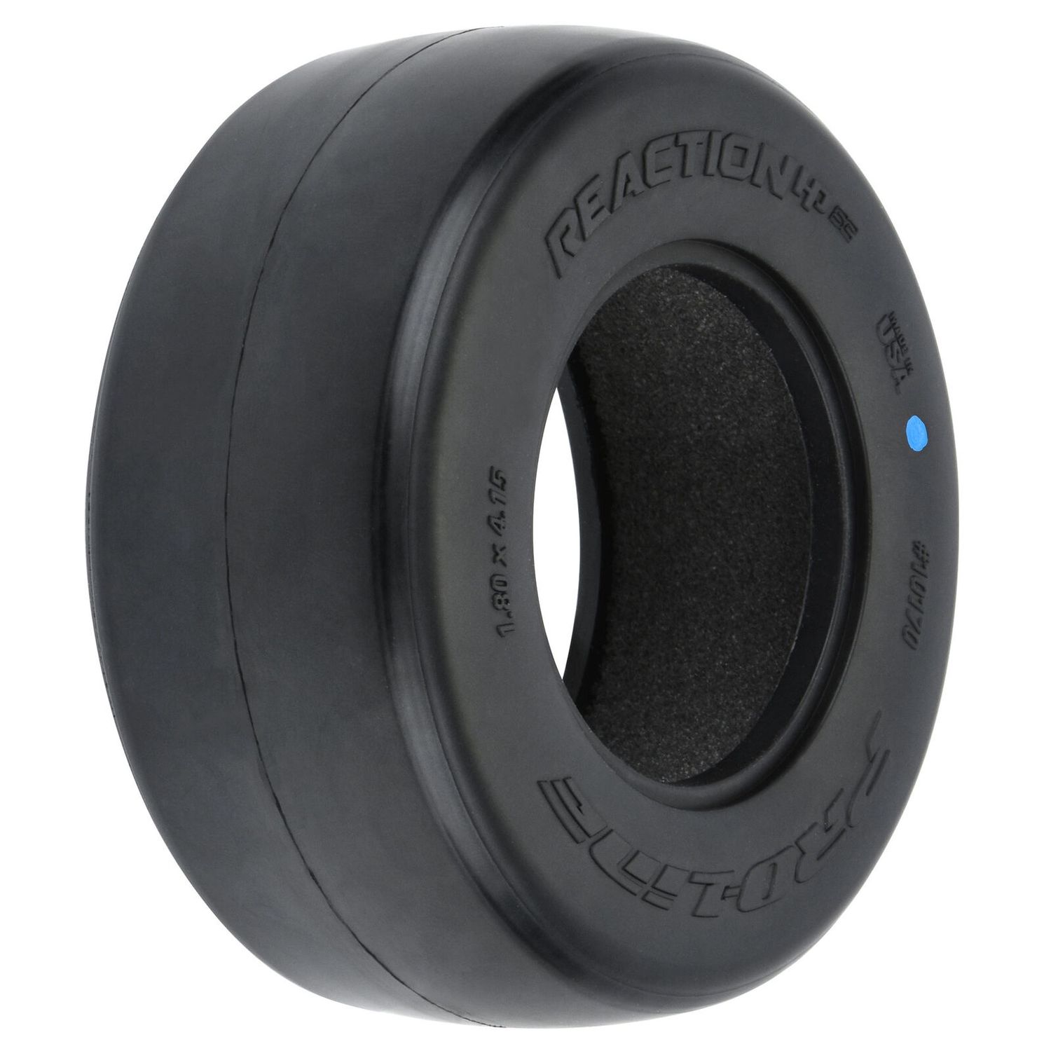 1/10 Reaction HP Ultra Blue Rear 2.2&quot;/3.0&quot; Drag Tires (2)