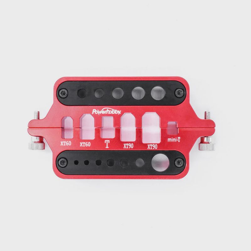 Powerhobby Aluminum RC Connector Soldering Jig RED