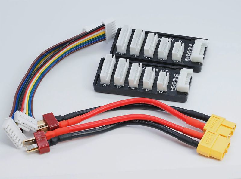 Powerhobby 2S-6S JST-XH Balance charger Board *2+ XT60 Female to XT60 Male*2
