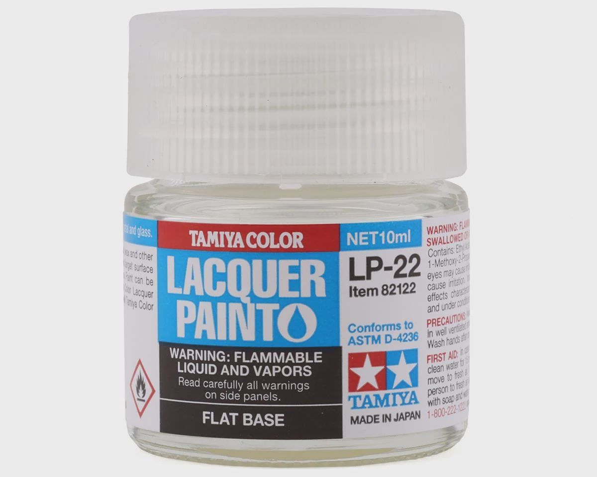 Lacquer Paint LP-22 Flat Base 10ml Bottle