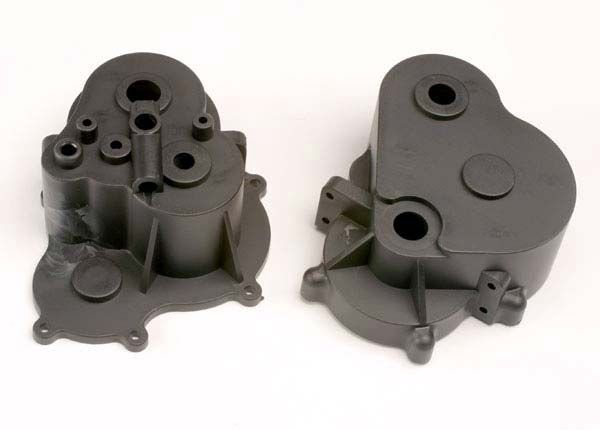 GEARBOX HALVES/RUBBER PLUG