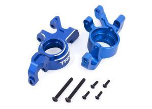 STEERING BLOCKS ALUM BLUE