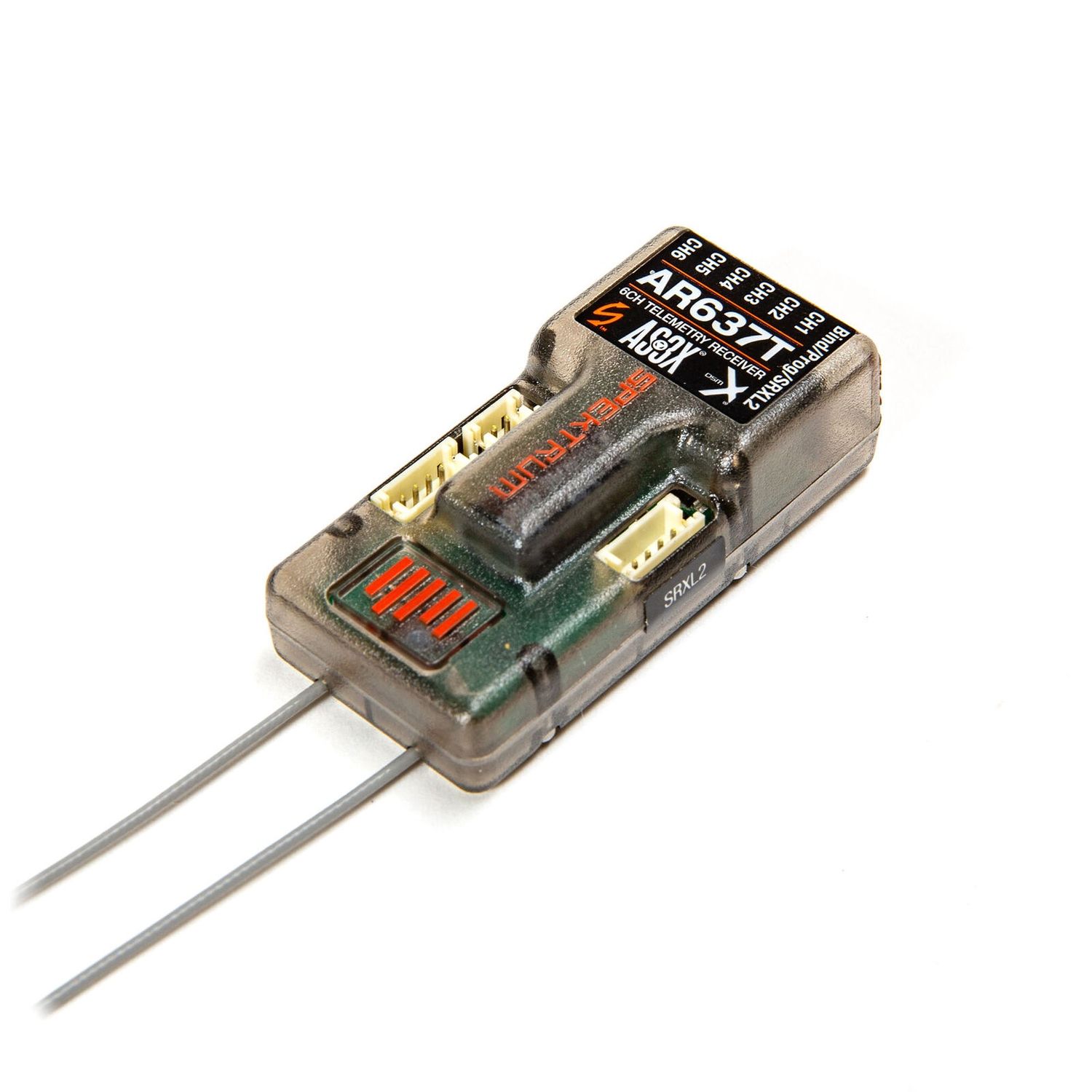 AR637T DSMX 6-Channel AS3X &amp; SAFE Telemetry Receiver
