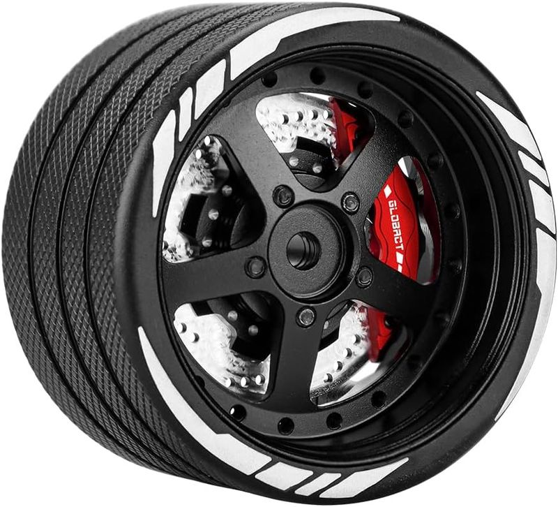 Powerhobby Aluminum RC Hnad Steering Wheel w Brake Disk Black Flysky NB4