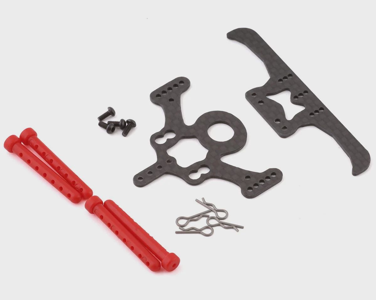 NEXX Racing Kyosho Mini-Z Lexan Pan Car Body Mount &amp; Damper Plate (98-102mm)