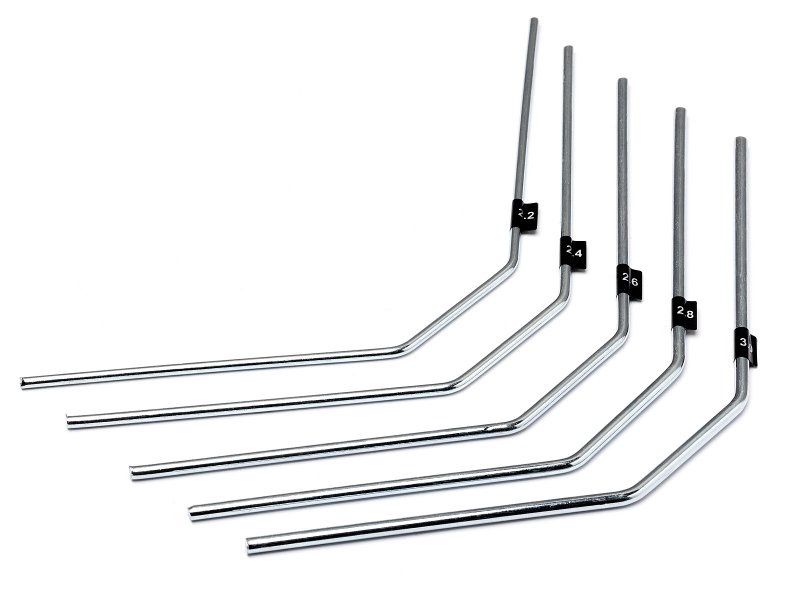 Sway Bar Set (2.2,2.4,2.6,2.8,3.0mm, Long)