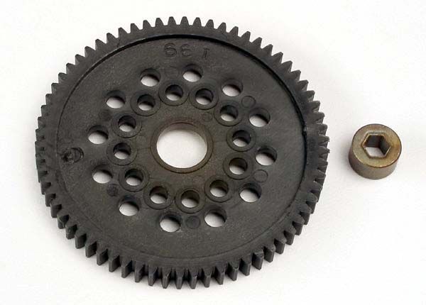 SPUR GEAR 66-T 32-P/BUSIHING